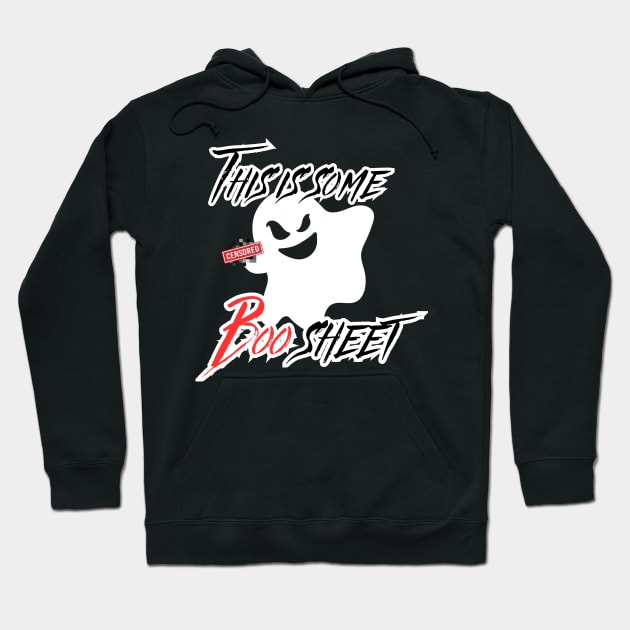 This Is Some Boo Sheet [B] Hoodie by Zero Pixel